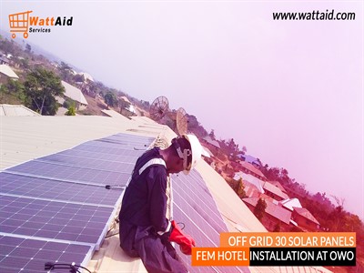 Solar installation and electrification