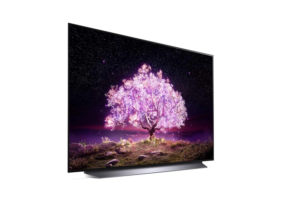 LG OLED TV 55 Inch C1 Series, Cinema Screen Design 4K Cinema HDR WebOS Smart AI ThinQ Pixel Dimming