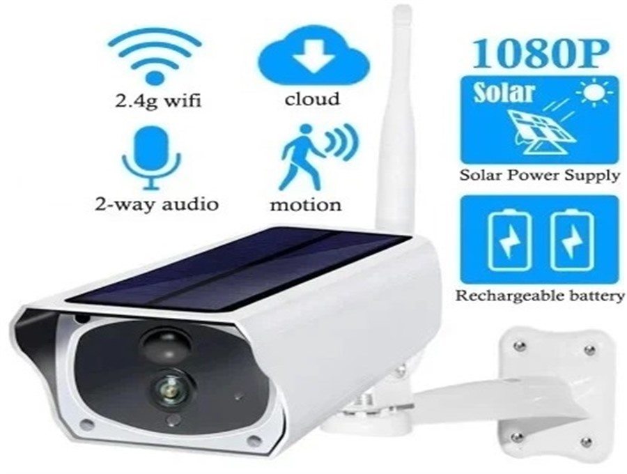 Solar Power  Wifi Bullet Camera