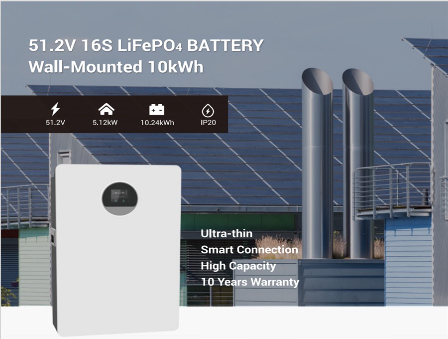 Gos power 10kWh Low Voltage Wall-Mounted Energy Storage Battery Pack