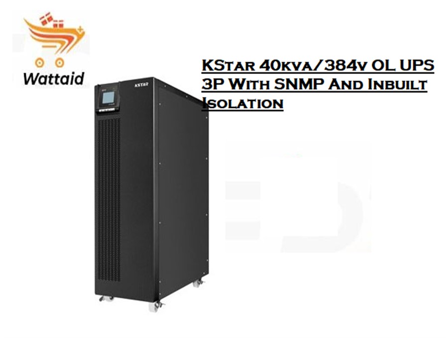 KStar 40kva/384v OL UPS 3Phase With SNMP And Inbuilt Isolation