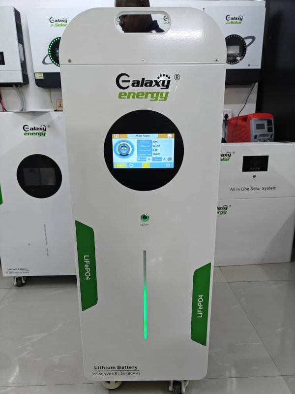 23.55KWh/51.2V,460v Galaxy energy lithium battery